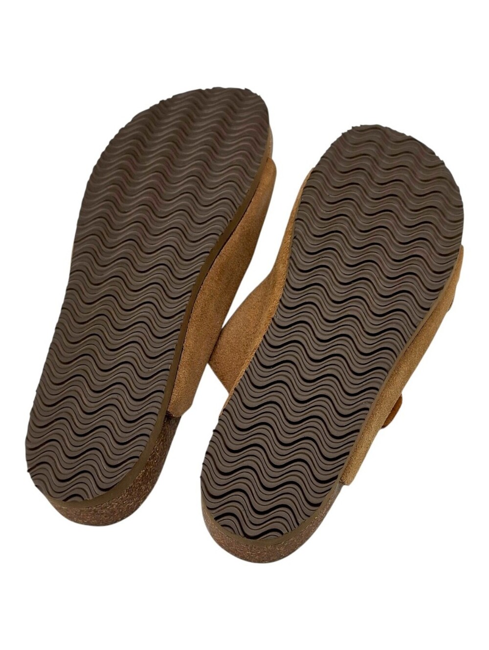 Women's Hand-made Eastland Cambridge Slide Sandal in Khaki Suede Size 10 - Picture 6 of 6
